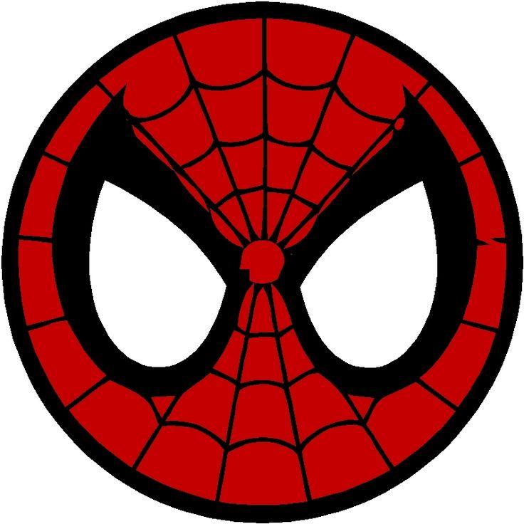 Face in Circle Logo - Spider Man Circle Logo
