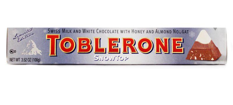 Toblerone Candy Logo - Toblerone SnowTop Limited Edition Candy Bar.52oz