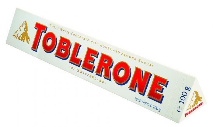 Toblerone Candy Logo - TOBLERONE WHITE 100G