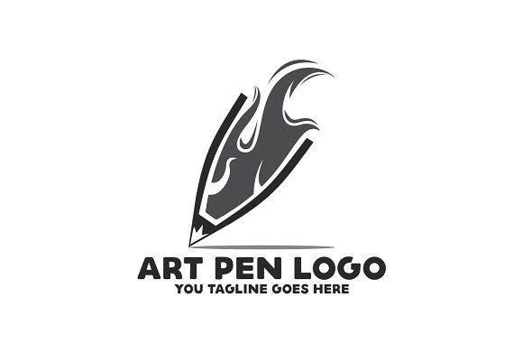 Pen Logo - Art Pen Logo Logo Templates Creative Market