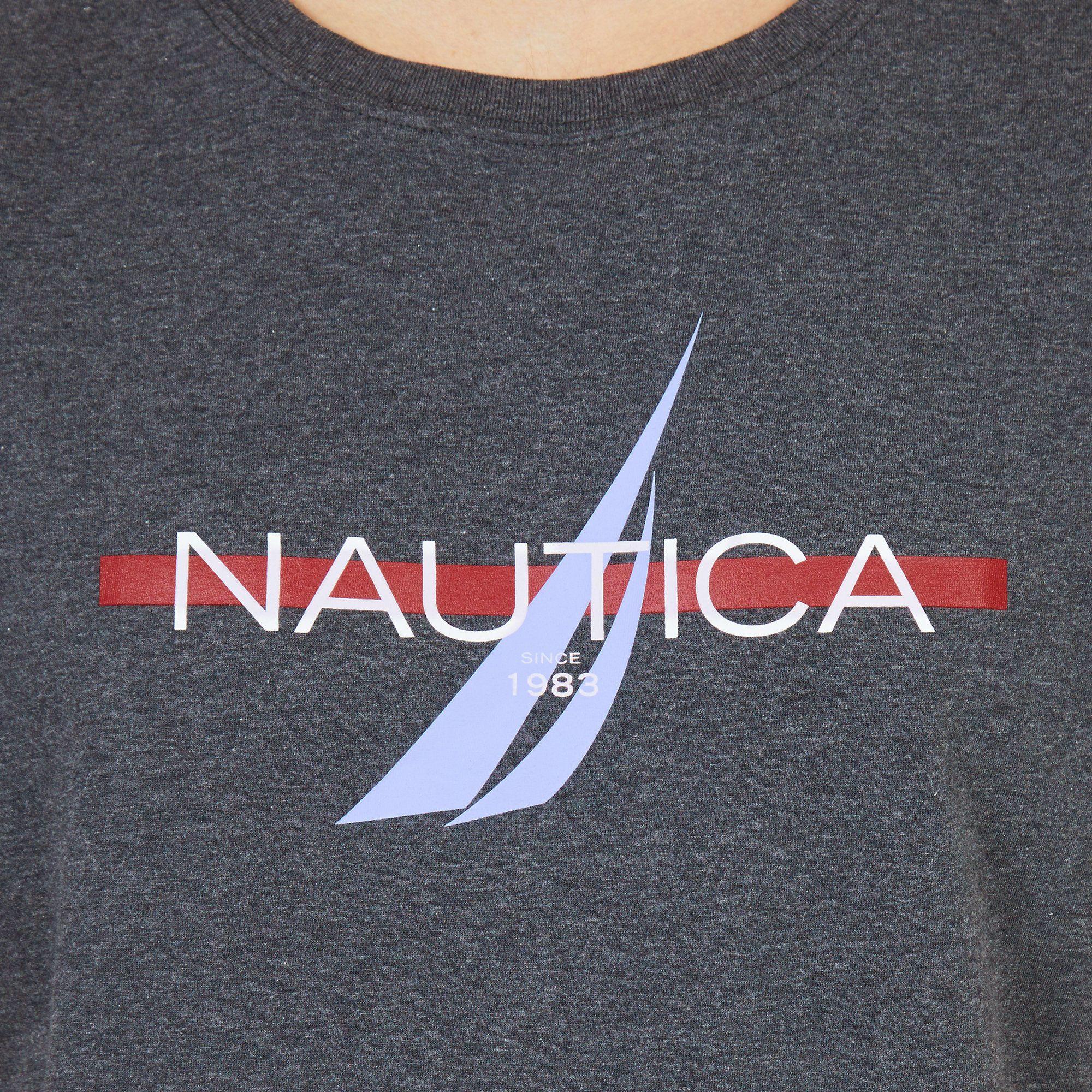 Nautica Logo - Short Sleeve Logo Sleep T Shirt