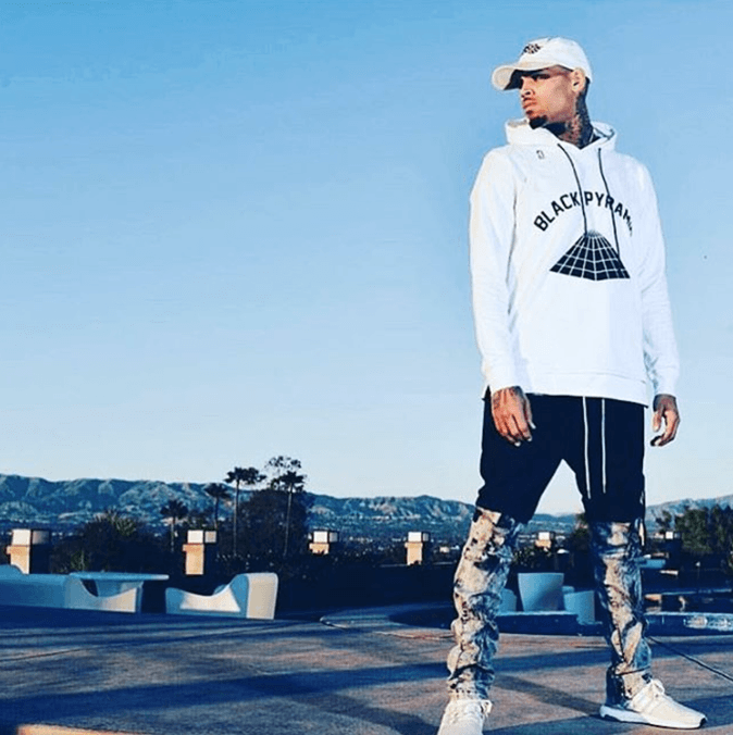 Black Pyramid Chris Brown Logo - PSA: Chris Brown Responds To Clothing Line Criticism | Vibe