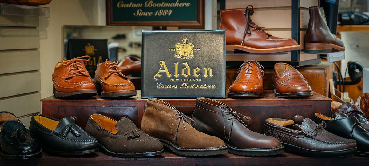 Alden Shoes Logo - Store | Footworks R Us | FOOTWORKS | Alden Shoes and Custom Orthotics