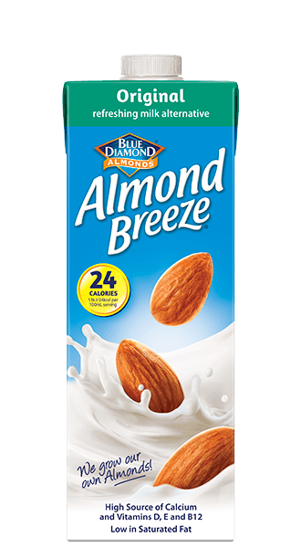 Blue Diamond Almond Breeze Logo - Original Almond Breeze - Blue Diamond Almonds