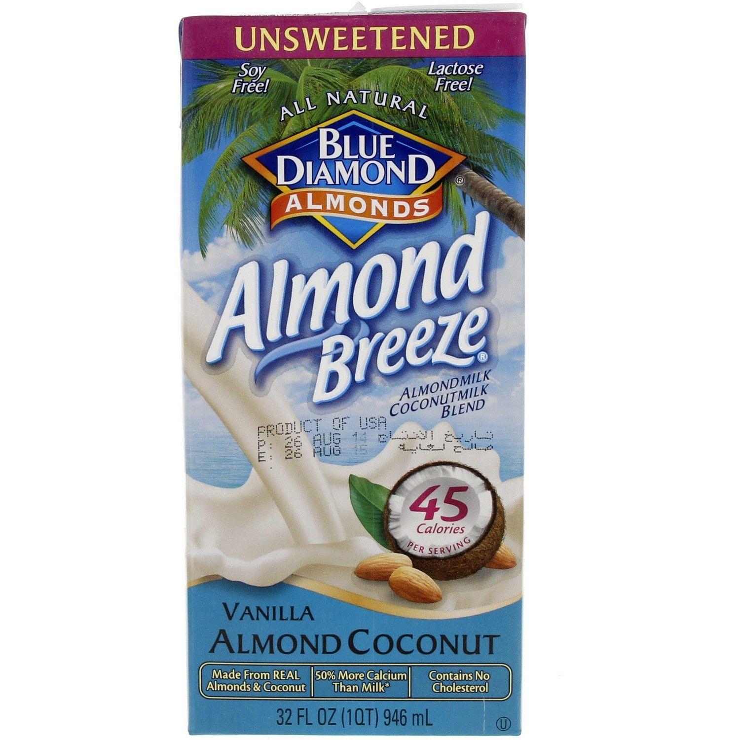 Blue Diamond Milk Logo - Buy Blue Diamond Almond Breeze Milk Vanilla & Coconut 946 Ml Online ...