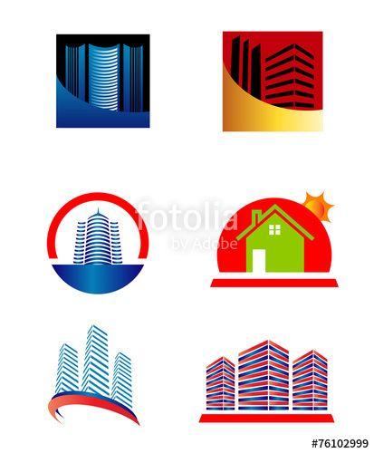 Construction Symbols Logo - Building business construction logo symbol and icon