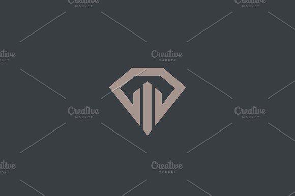 Construction Symbols Logo - Diamond real estate logo design. Luxury home construction idea ...