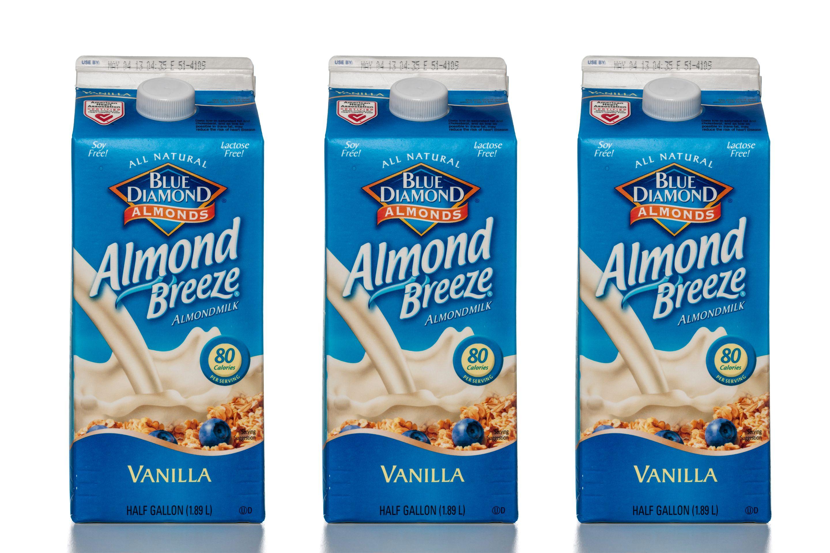 Blue Diamond Milk Logo - Almond Breeze Almond Milk Recalled Because It Might Contain Real ...