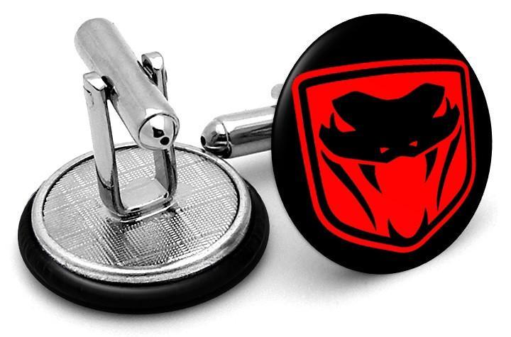 Old Red Dodge Logo - Dodge Viper Old Logo Cufflinks by FrenchCuffed - Discount and Custom ...