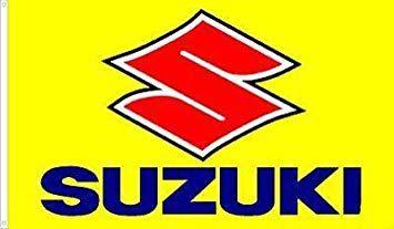 Red and Yellow Suzuki Logo - Amazon.com: NEOPlex Suzuki Motocross Traditional Flag: Garden & Outdoor