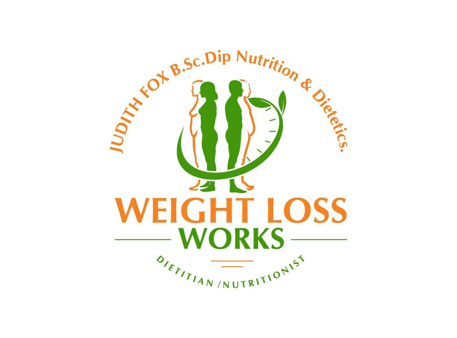 Weight Loss Company Logo - Logo Design for WEIGHT LOSS WORKS. JUDITH FOX B.Sc.Dip Nutrition