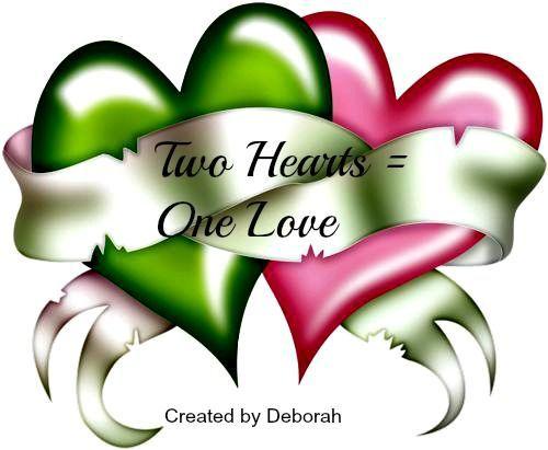Two Hearts One Love Logo - Two Hearts = One Love … | Weddings | Heart…