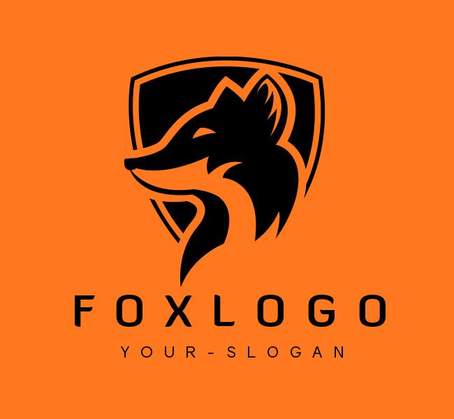 Fox Logo - Fox Shield Logo & Business Card Template - The Design Love