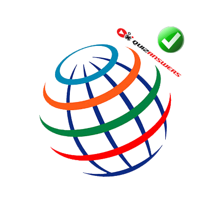 colorful globe logo