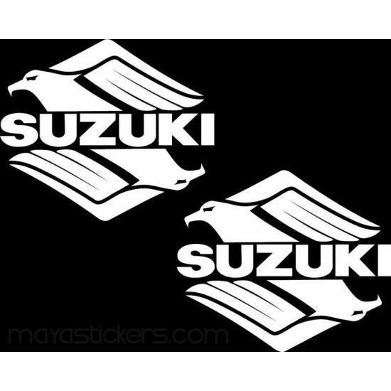 Red and Yellow Suzuki Logo - Stylized suzuki logo sticker for all suzuki cars and bikes