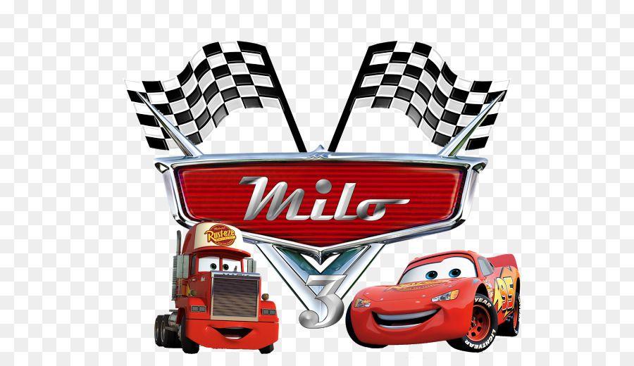 Cars 3 Logo - Lightning McQueen Mater Logo Cars Birthday 3 png download