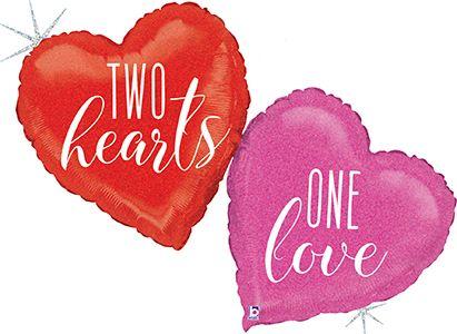 Two Hearts One Love Logo - Two Hearts One Love 41 inch F - E&R Sales