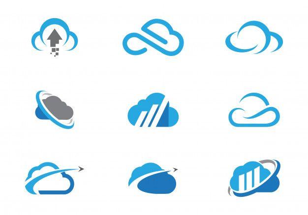 Cloud Technology Logo - Cloud technology logo Vector | Premium Download