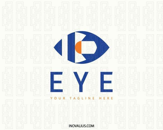 Eye Shape with Logo - Eye Clinic Logo | Inovalius