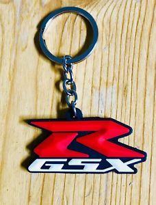 Red and Yellow Suzuki Logo - BRAND NEW SUZUKI GSXR GSX-R LOGO KEYRING Keychain FREE Delivery UK ...