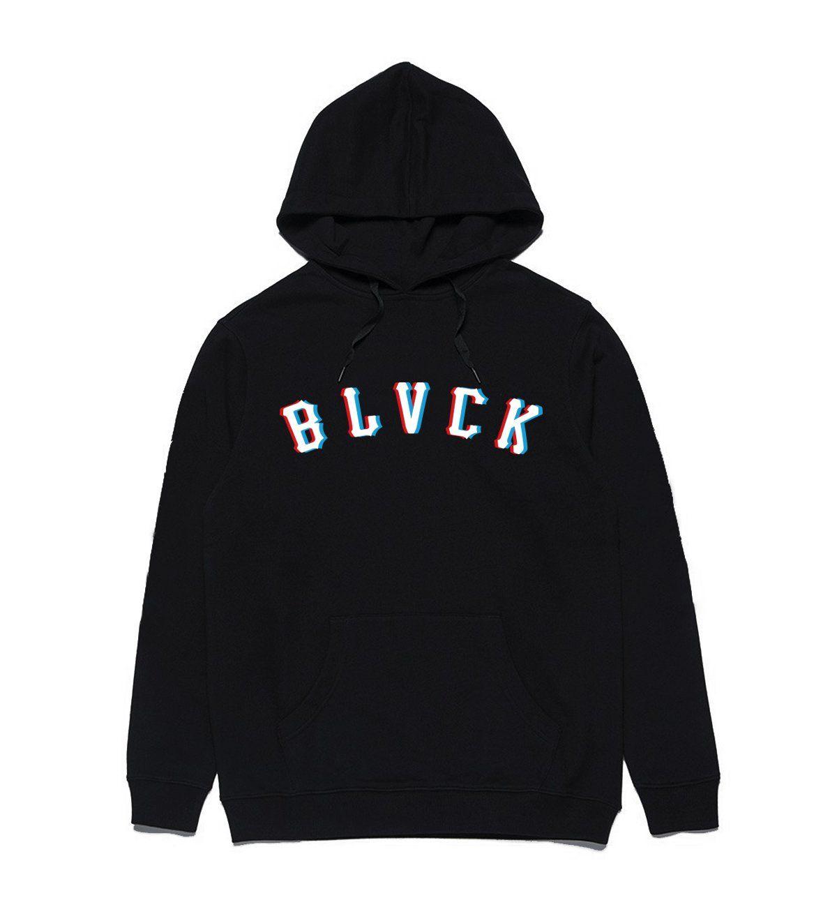 Black Scale Logo - BLVCK 3D LOGO HOODIE BLACK