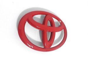 Red Toyota Logo - RED'' LOGO EMBLEM 16CM FRONT GRILL TOYOTA HILUX VIGO FORTUNER SR5