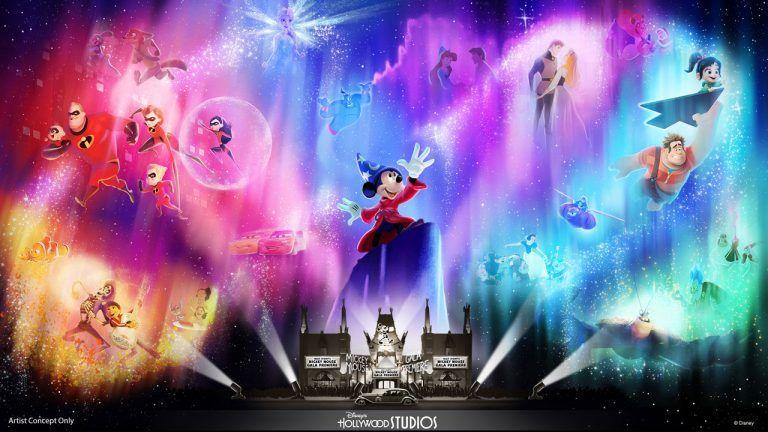 Disney 2019 Logo - Disney World reveals Disney's Hollywood Studios 30th logo during NYE ...