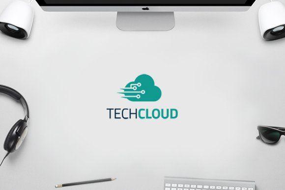 Cloud Technology Logo - Tech Cloud – Data Hosting Logo