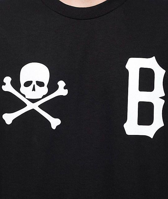 Black Scale Logo - Black Scale Skull & B Logo Black T Shirt