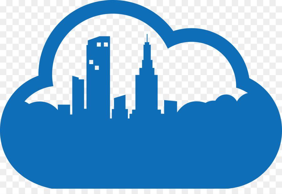 Cloud Technology Logo - Cloud computing Logo Icon - Tall buildings on the clouds png ...
