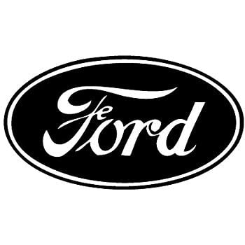 Vintage Black and White Windows Logo - Amazon.com: Ford Vintage Logo Vinyl Decal 