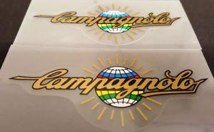 Multicolored Globe Logo - Campagnolo Decals-1 pair-Gold Metallic-Multi-colored globe (sku ...
