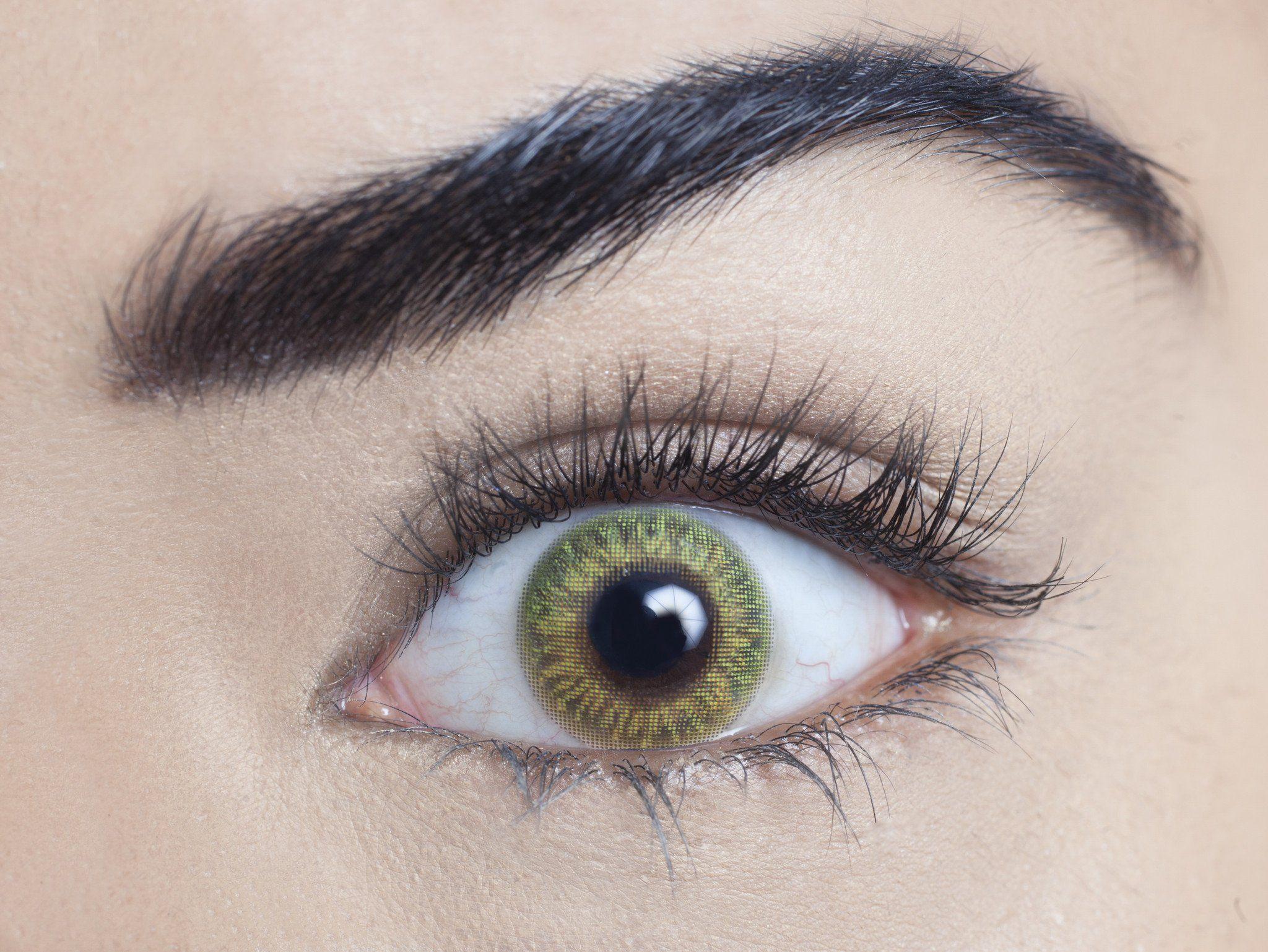 Lime Green Eye Logo - Lime Green Coloured Contact Lenses. Lime Green Colour Lenses. Lime