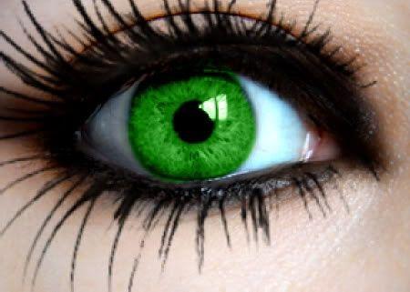 Lime Green Eye Logo - Green Contacts for Brown Eyes