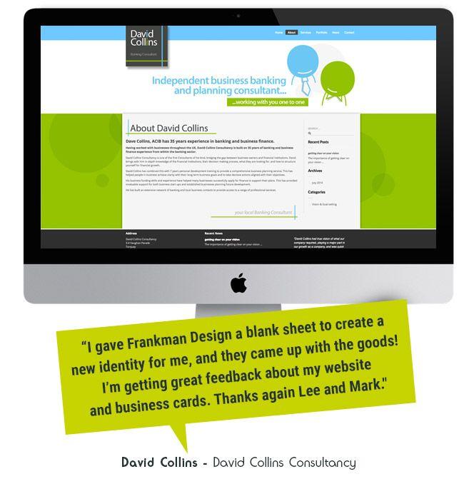 Green Web and Tech Logo - David Collins website and logo design torquay