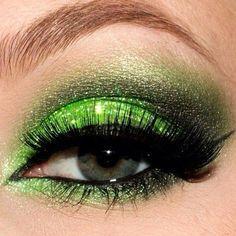 Lime Green Eye Logo - Best Crazy Eye Make Up Image. Beauty Makeup, Gorgeous Makeup