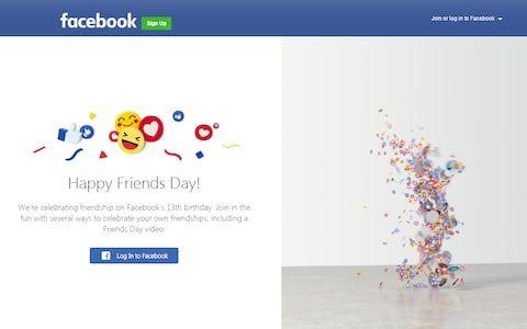 Happy Facebook Logo - Happy Friends Day': Why has Facebook made up this weird holiday?