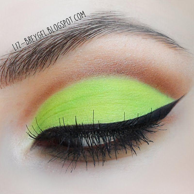 Lime Green Eye Logo - Preen.Me MUA Elizabeth B electrifies her gaze with this sensational ...