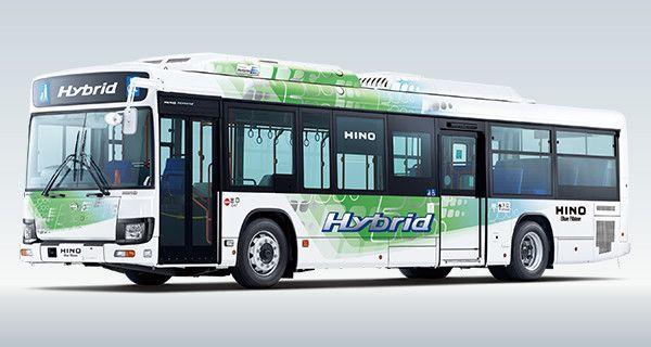 Hino Hybrid Logo - Hino Hybrid Bus trial in Medini City. Land Transport Guru