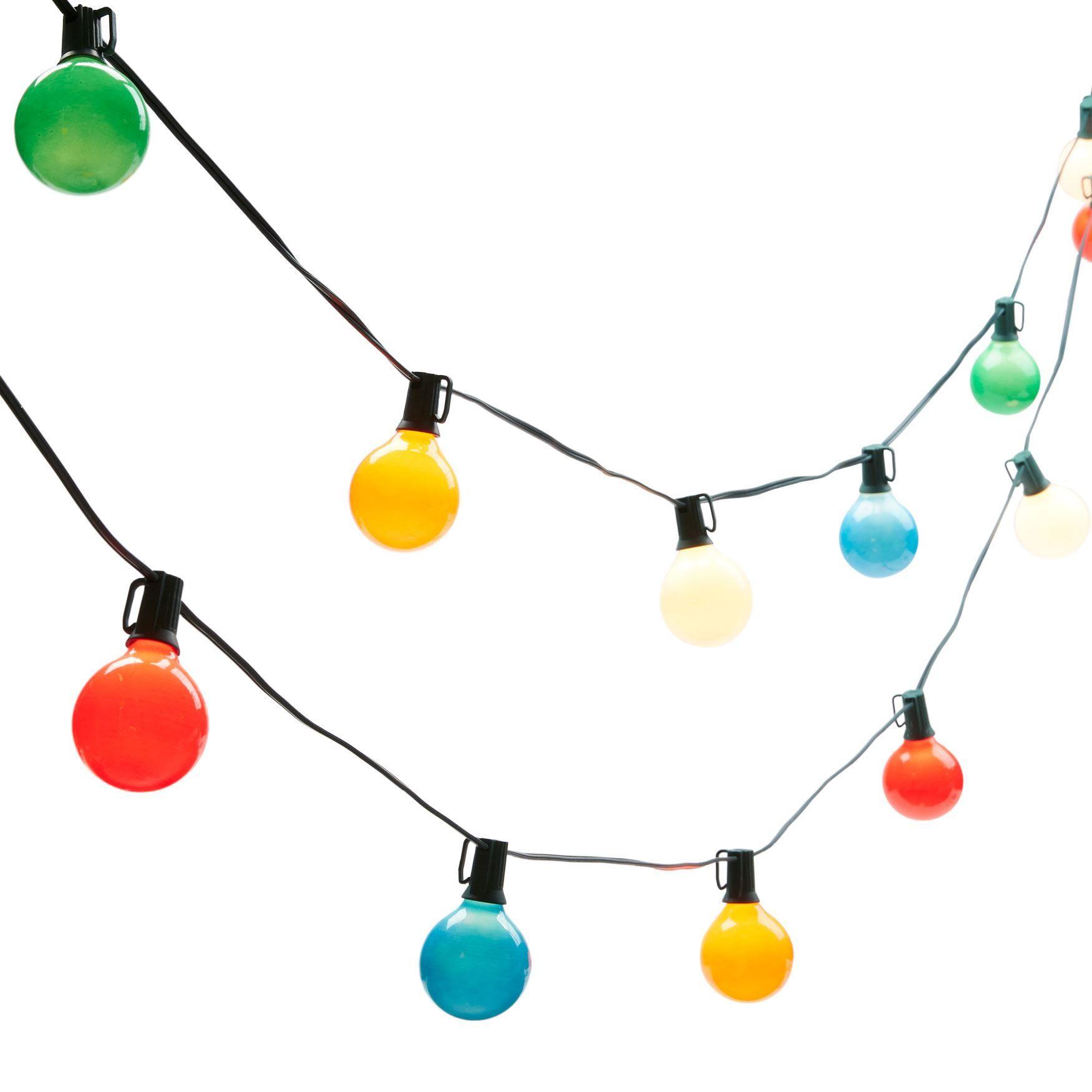 Multi Colored Globe Logo - Multi-Color Globe Lights | Plus Size Seasonal | Brylane Home