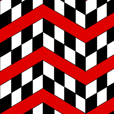 Square Red and White Checkerboard Logo - Red Black and White Checkerboard Chevrons wallpaper