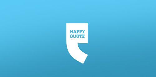 Quote Logo - Happy Quote | LogoMoose - Logo Inspiration