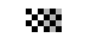 Square Red and White Checkerboard Logo - Create checkerboard image - MATLAB checkerboard