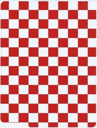 Square Red and White Checkerboard Logo - 9in x 7in Red Checkered Vinyl Sheet Sticker Checkerboard Decal ...