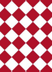 Square Red and White Checkerboard Logo - Red Checkerboard Clothing