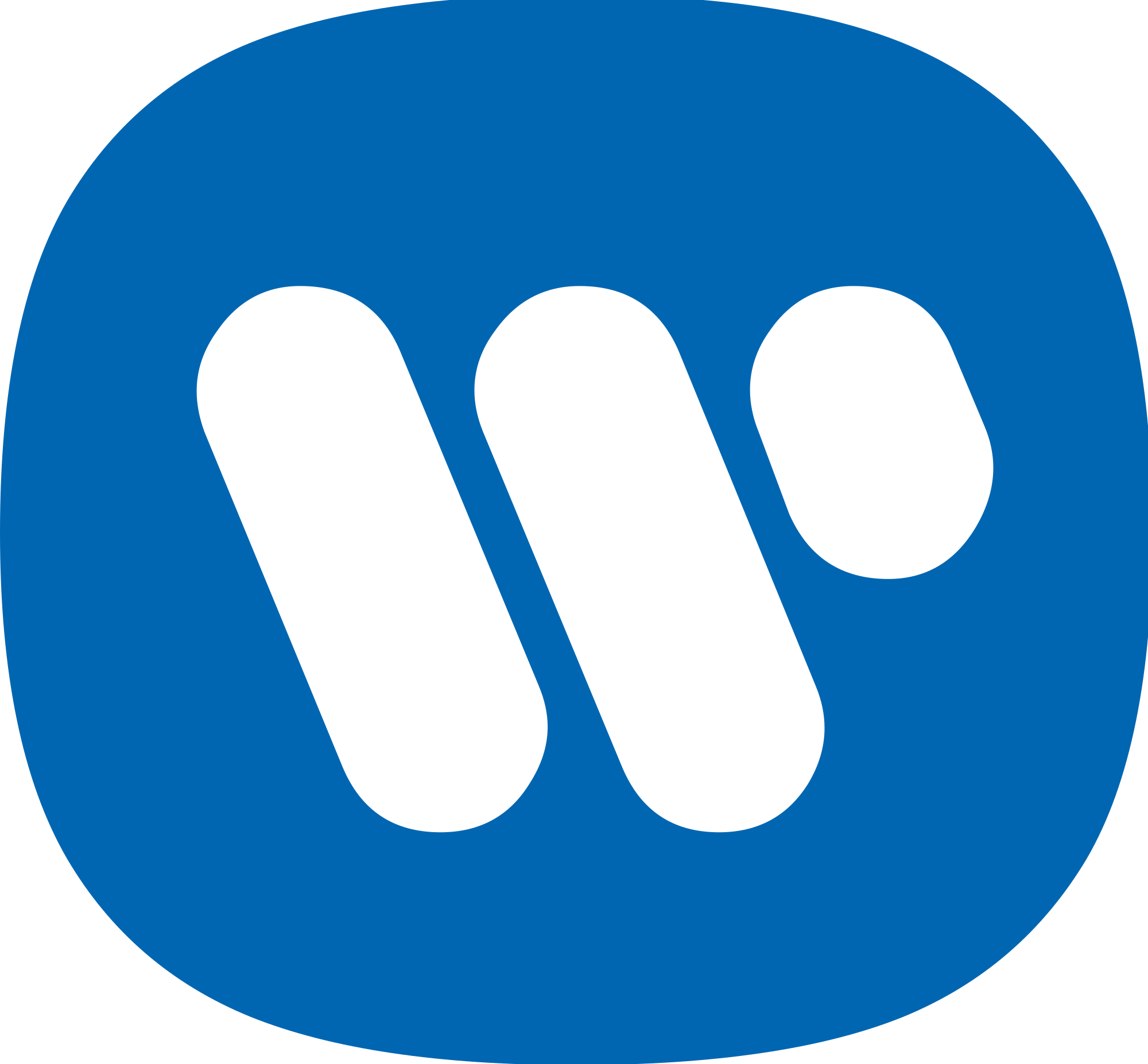 Warner Communications Logo - Warner logo by Saul Bass sans text.svg
