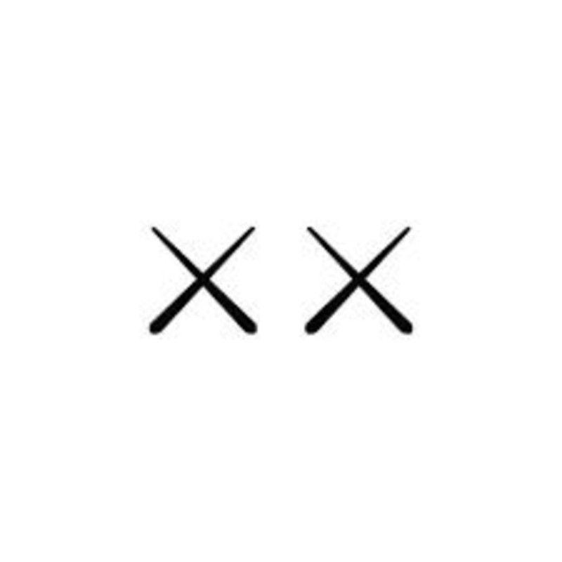 Kaws Xx Logo - Kaws double x logo LARGE' Art Print by rcaresell | KAWS | Art, Logos ...