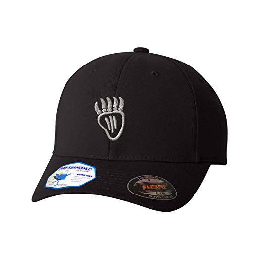 Bear Claw Baseball Logo - Bear Claw Flexfit Pro Formance Embroidered Cap Hat Black