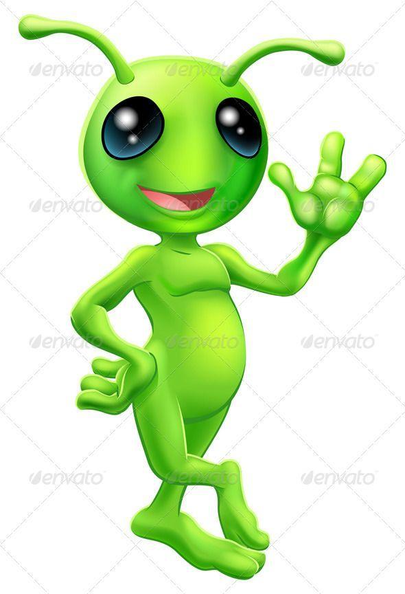 Little Green Man Logo - Little Green Man Alien. Fonts Logos Icons. Cartoon