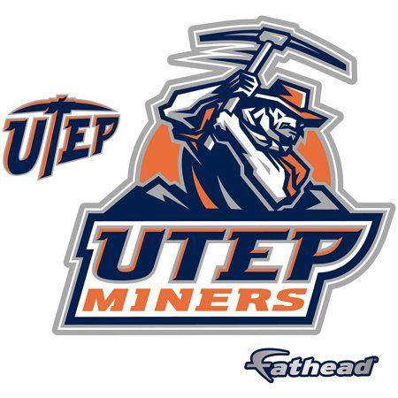 UTEP Logo - Fathead UTEP Logo Teammate - Walmart.com